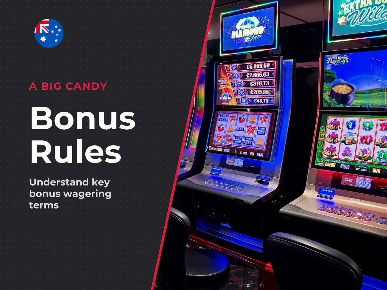 Bonus applicability to pokies, card games