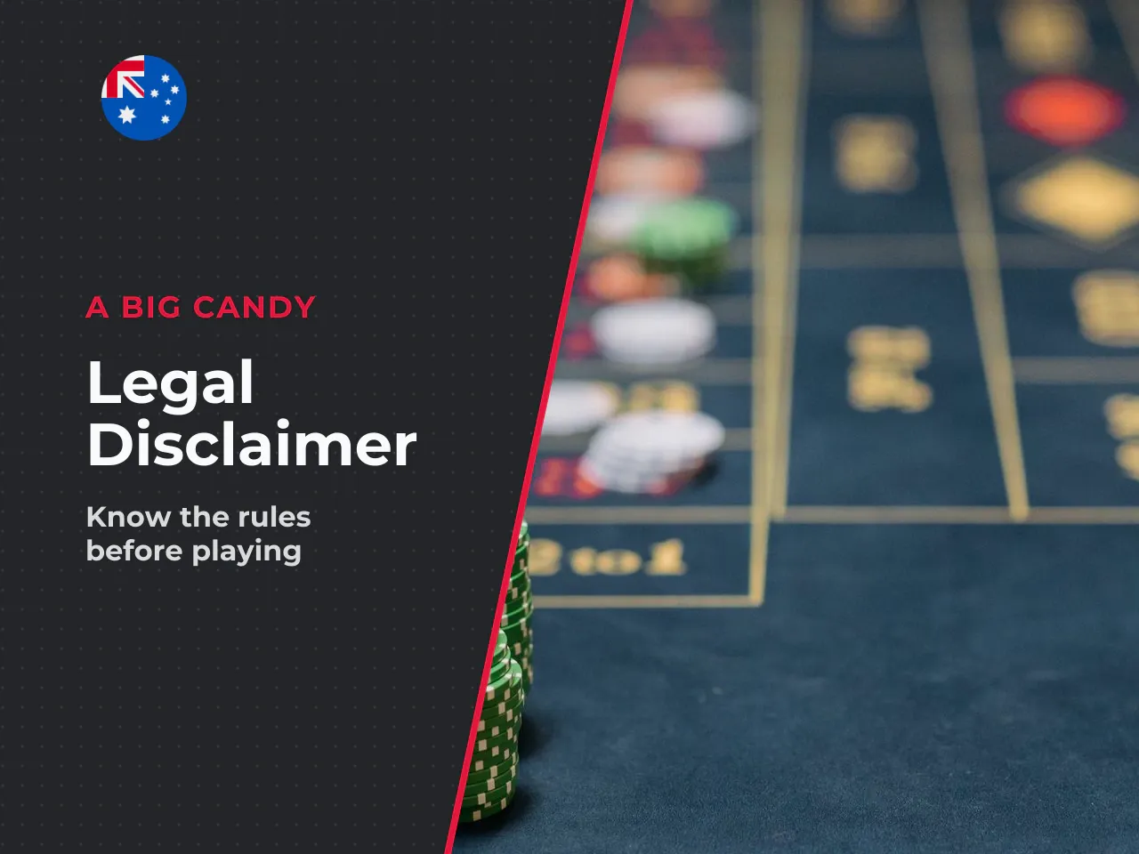 Legal and regulatory disclaimer for Australian